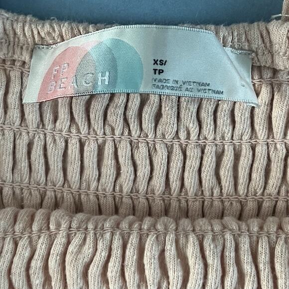 Free People Beach Homecoming Sunbath Linen Wide Leg Jumpsuit - Picture 6 of 7